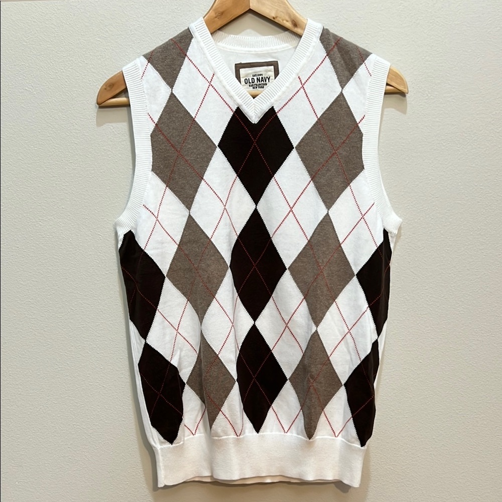 NWOT Old Navy Diamond Pattern Sweater Vest